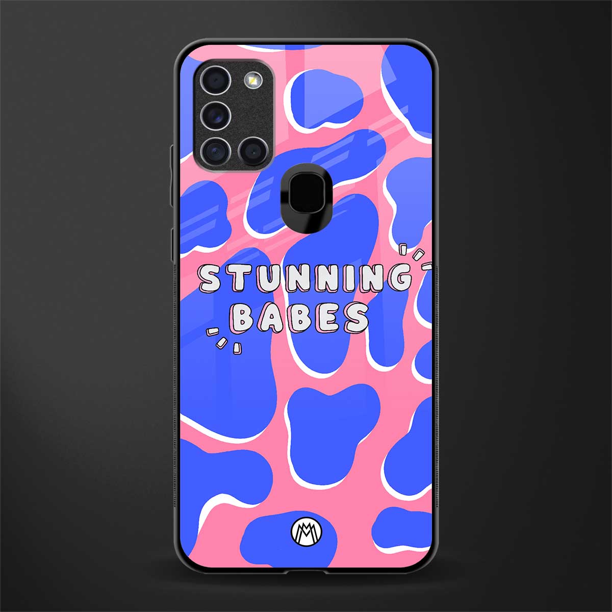 stunning babes glass case for samsung galaxy a21s image