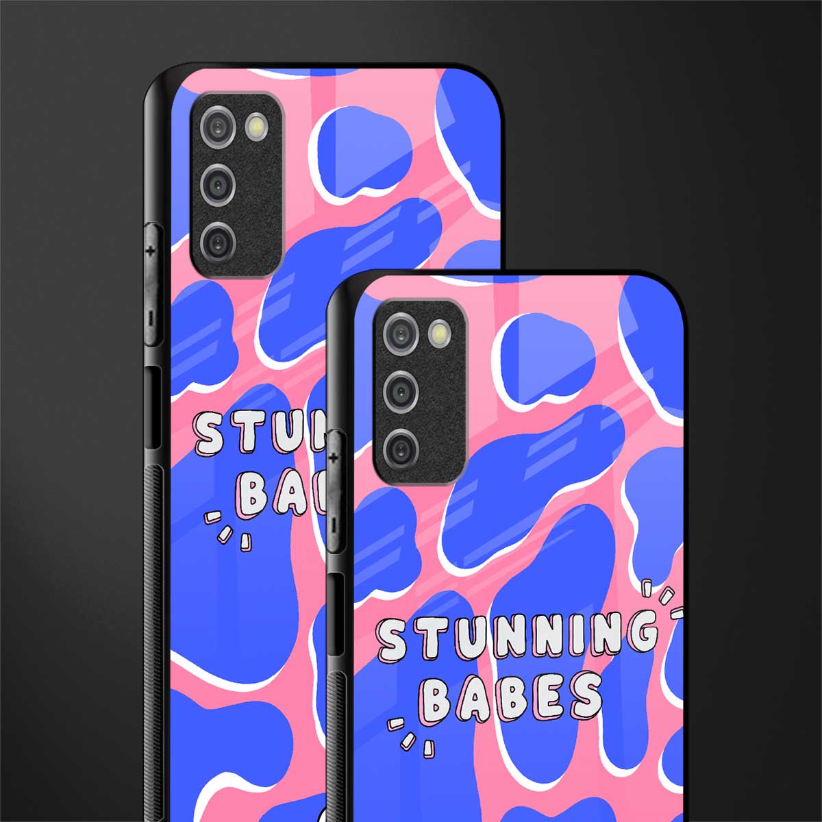 stunning babes glass case for samsung galaxy a03s image-2