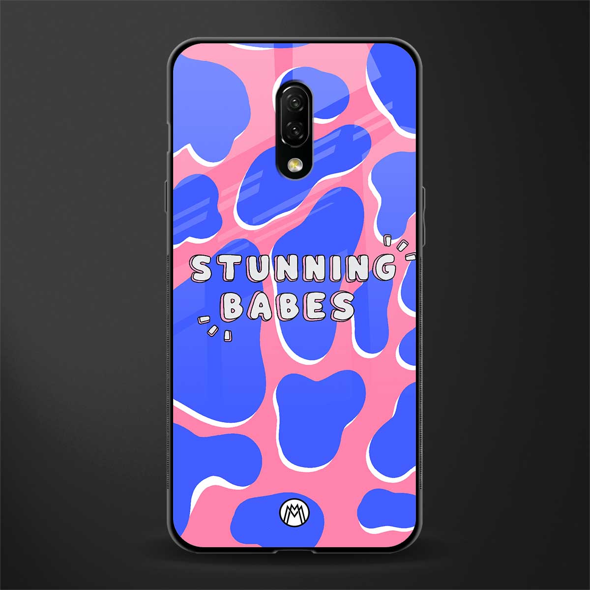 stunning babes glass case for oneplus 7 image