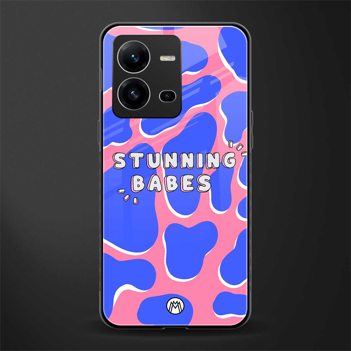 stunning babes back phone cover | glass case for vivo v25-5g