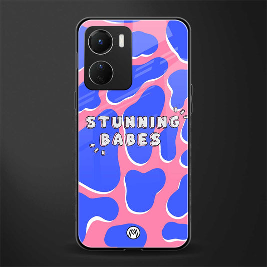 stunning babes back phone cover | glass case for vivo y16