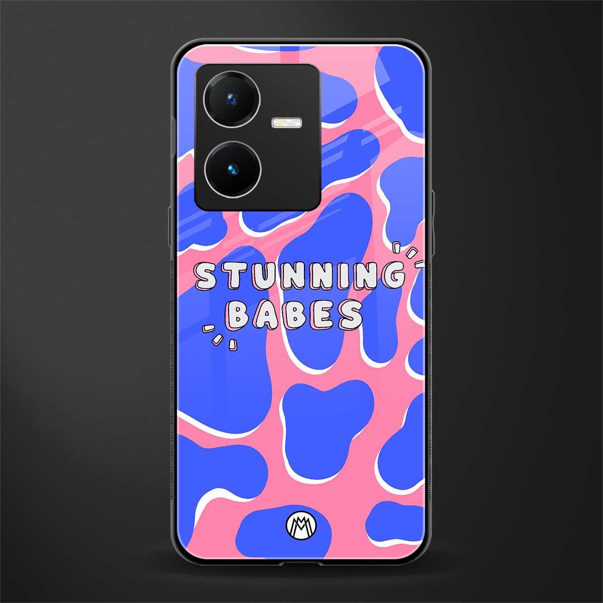 stunning babes back phone cover | glass case for vivo y22