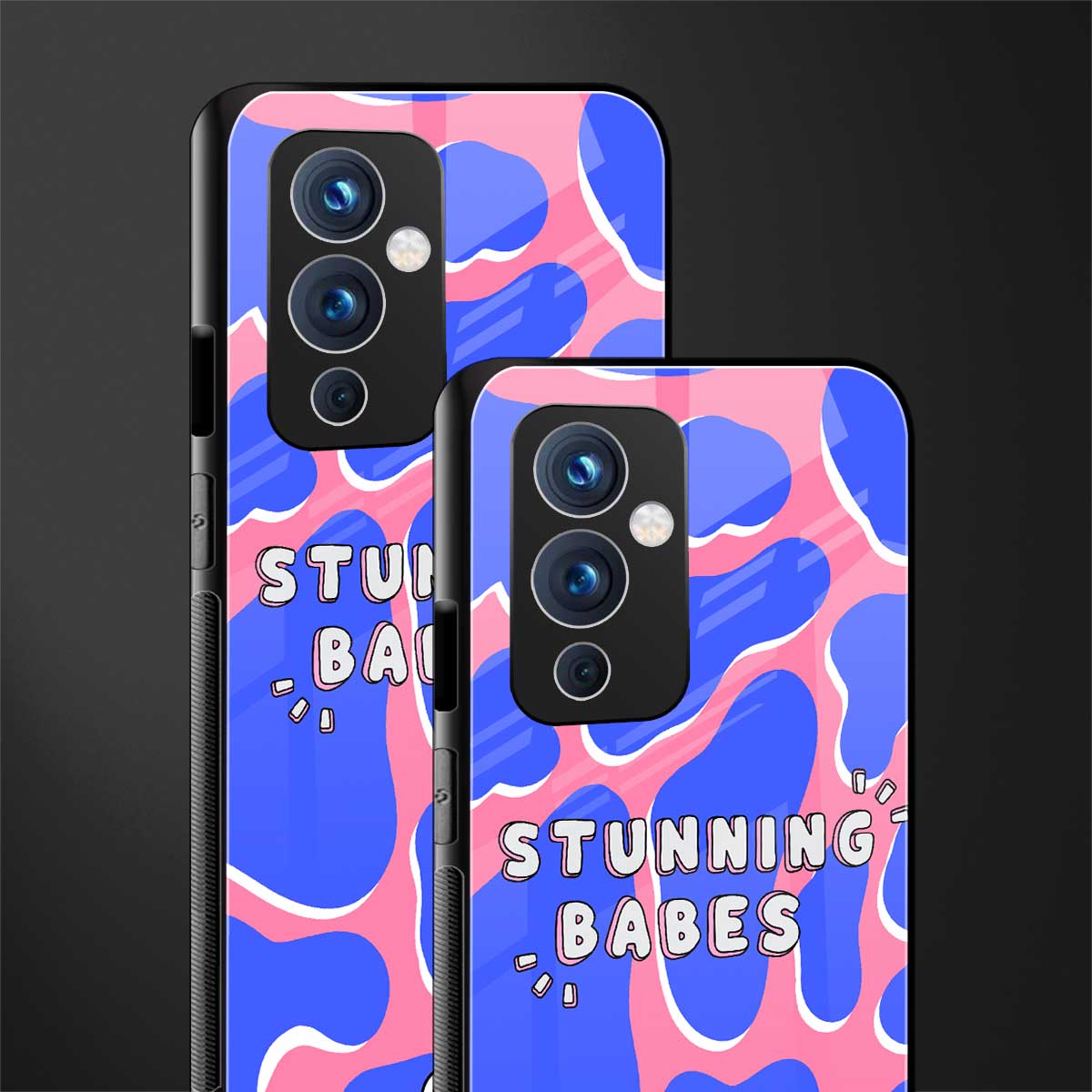stunning babes back phone cover | glass case for oneplus 9