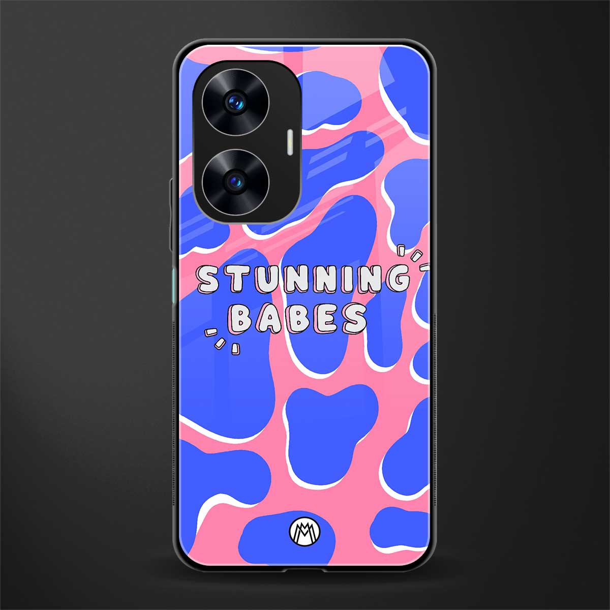 stunning babes back phone cover | glass case for realme c55