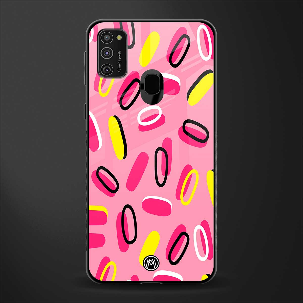 suger coating glass case for samsung galaxy m21 image