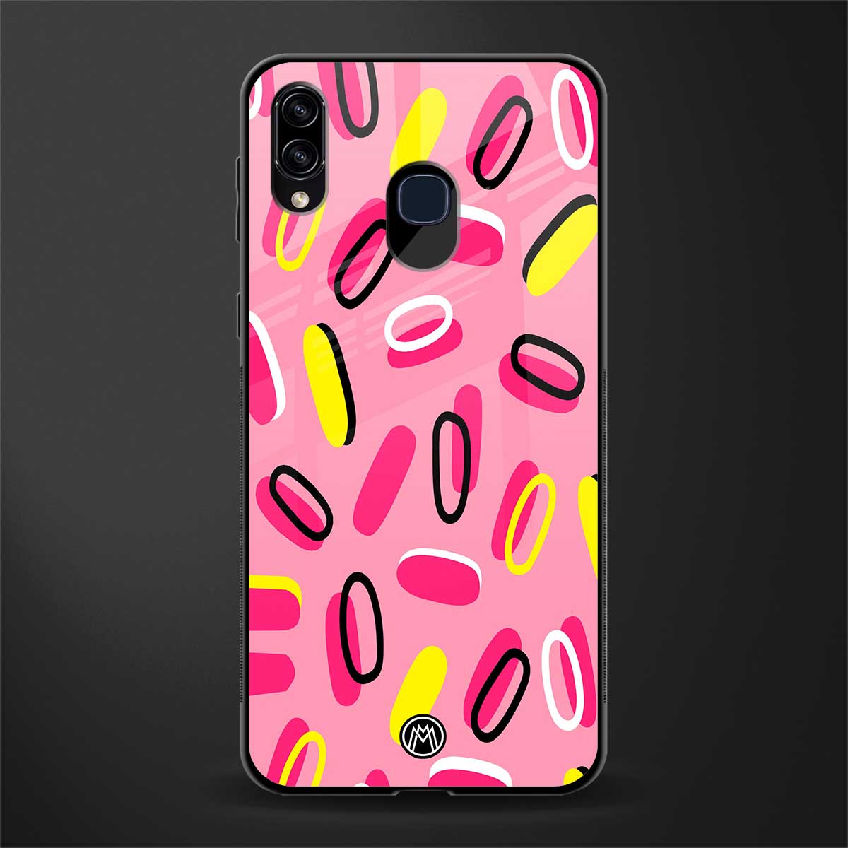 suger coating glass case for samsung galaxy a20 image