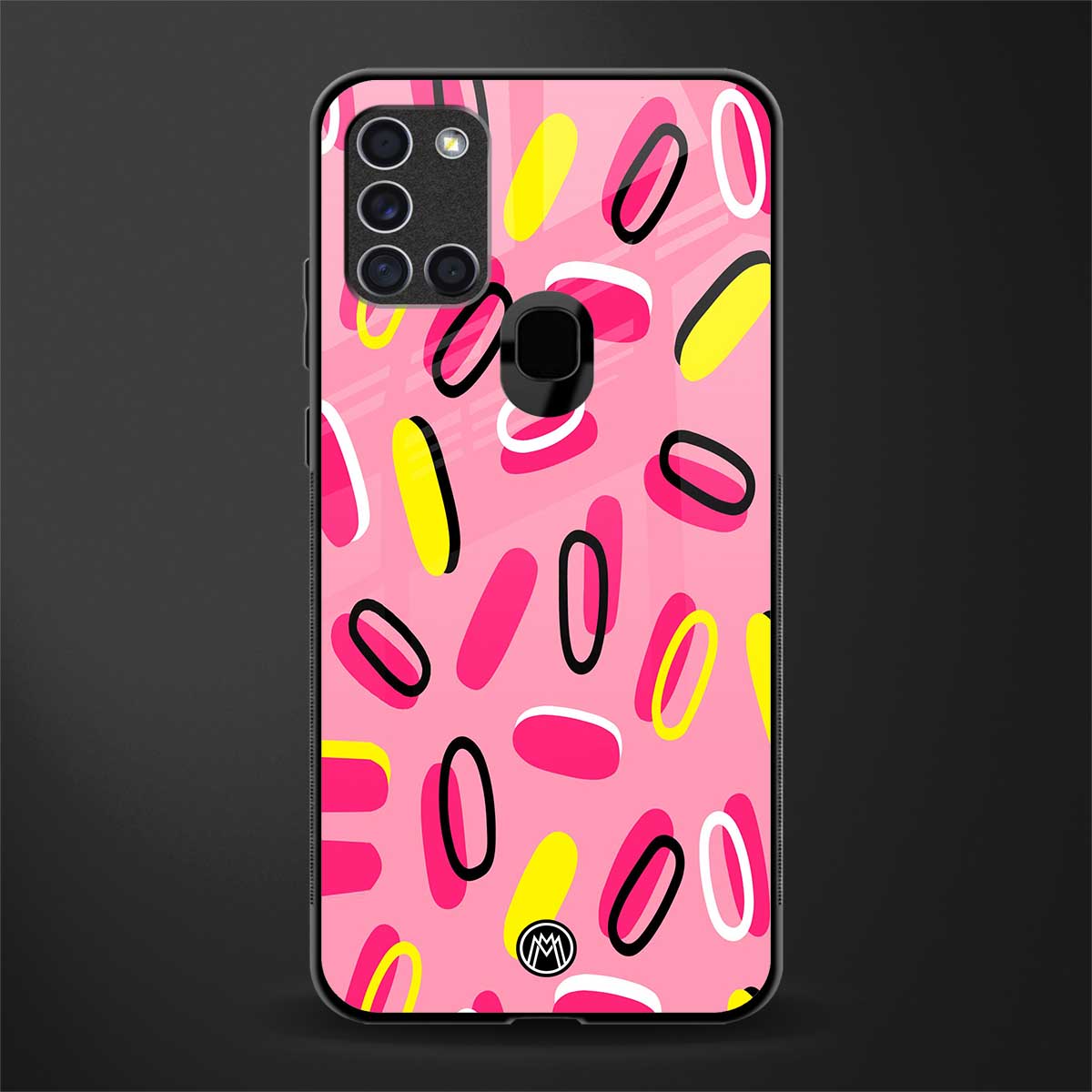 suger coating glass case for samsung galaxy a21s image
