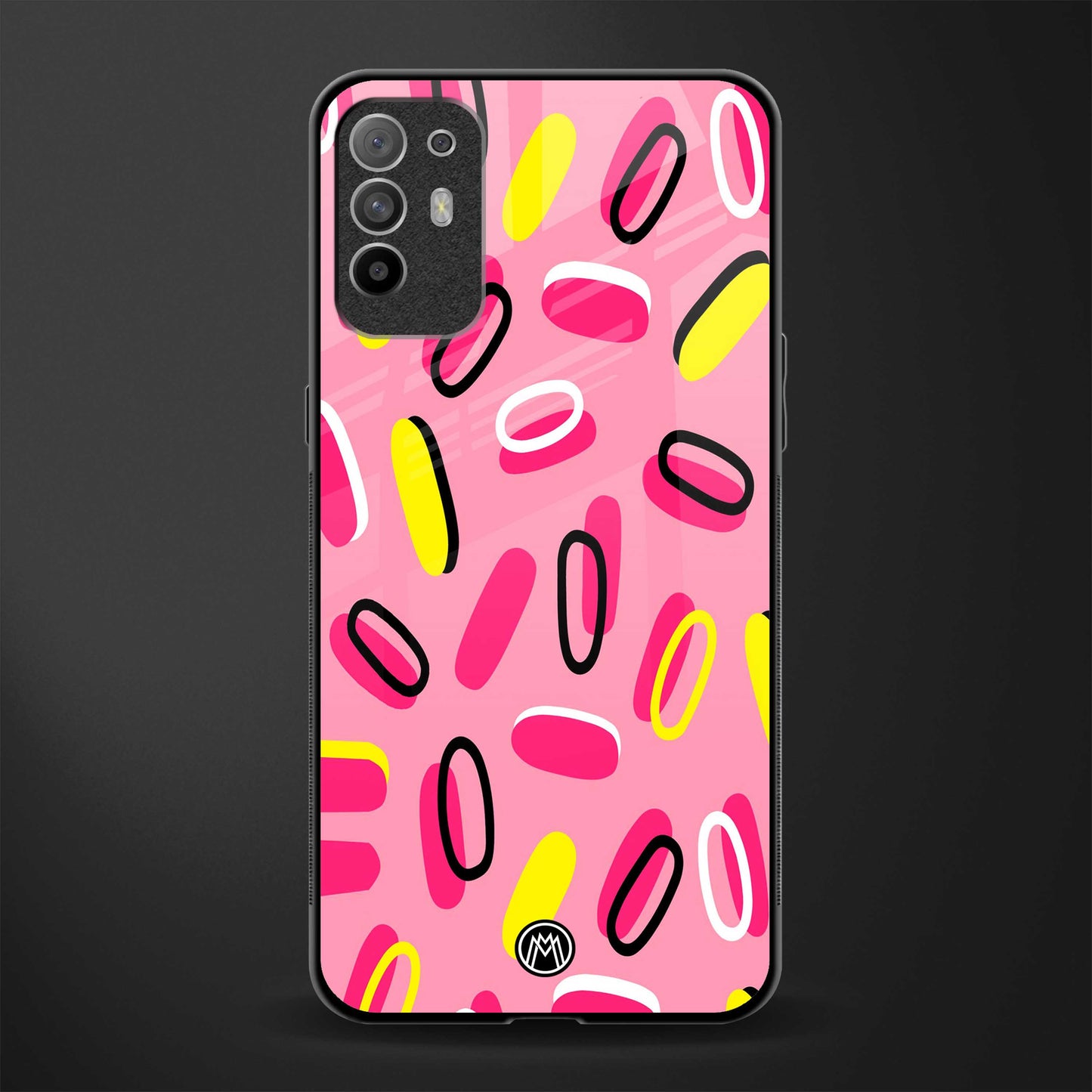 suger coating glass case for oppo f19 pro plus image