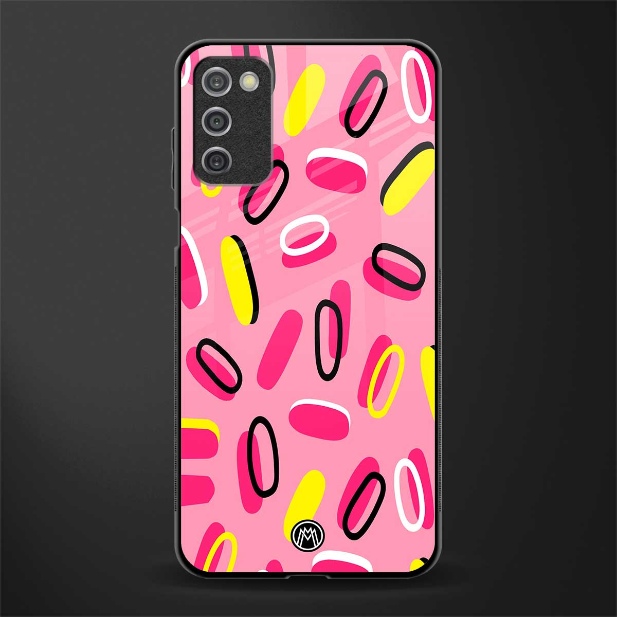 suger coating glass case for samsung galaxy a03s image