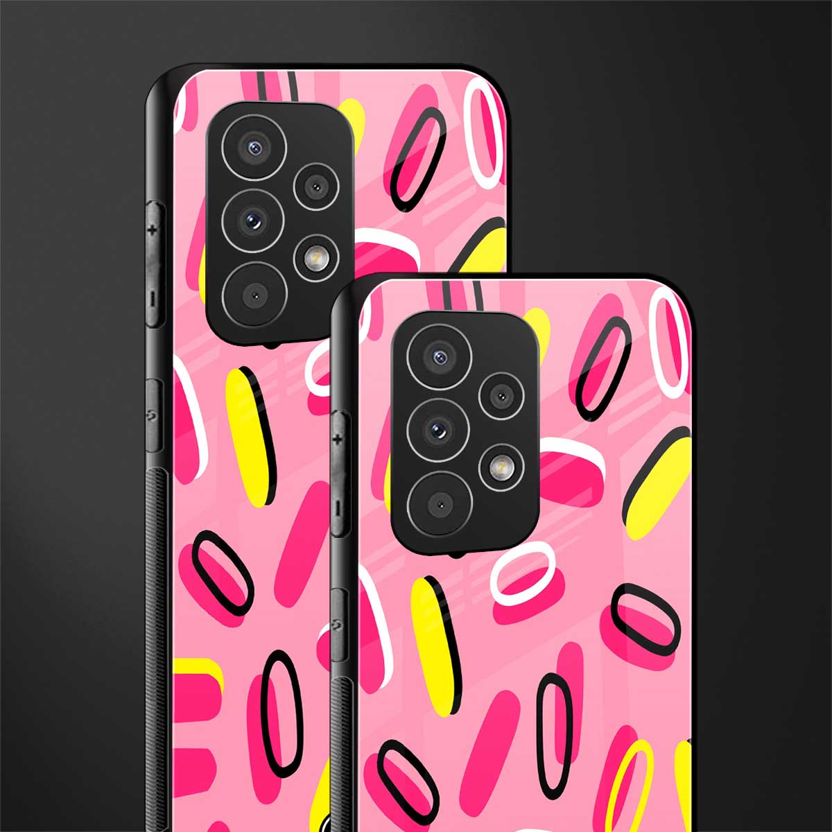 suger coating back phone cover | glass case for samsung galaxy a23