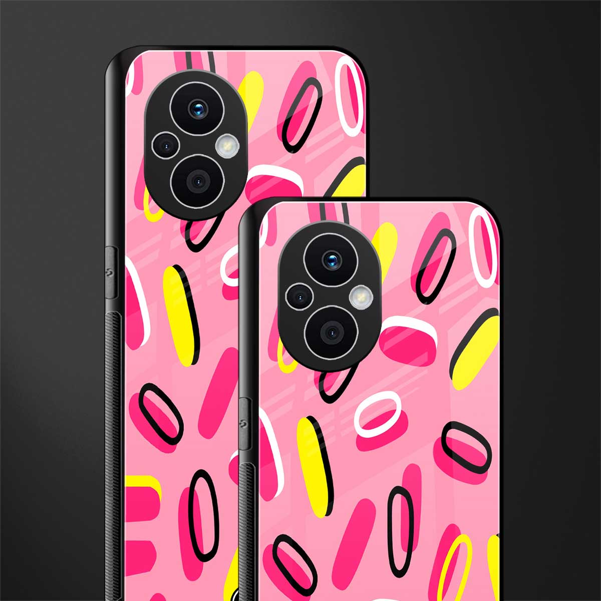 suger coating back phone cover | glass case for oppo f21 pro 5g