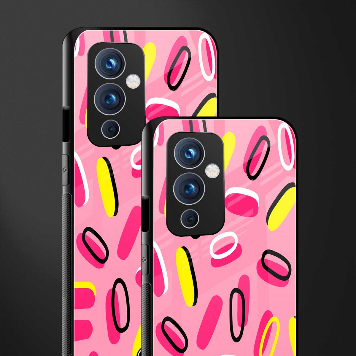 suger coating back phone cover | glass case for oneplus 9