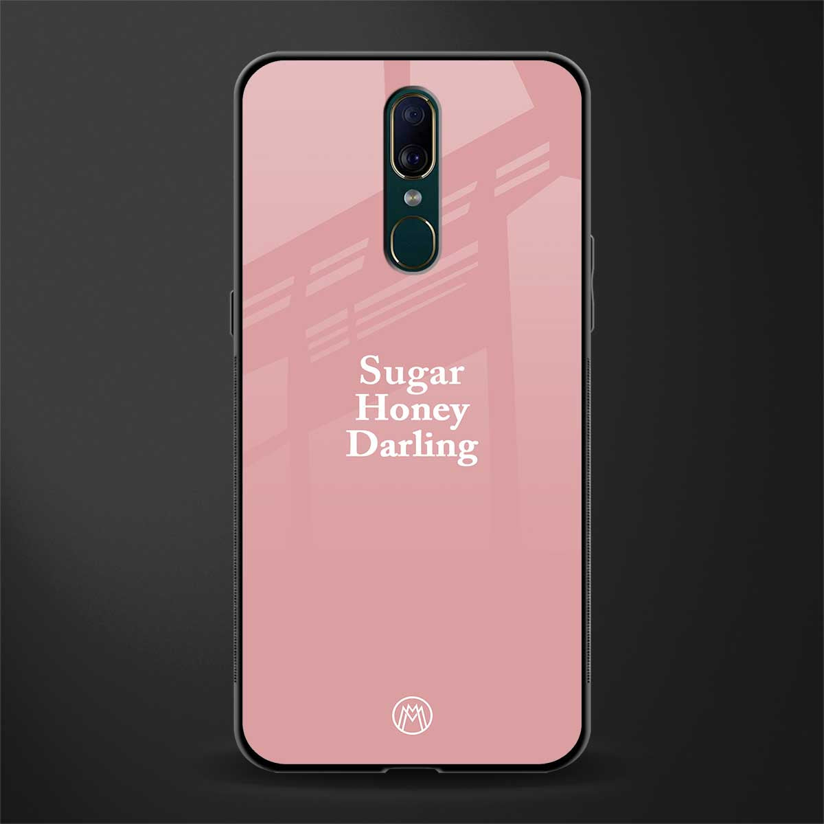 suger honey darling glass case for oppo a9 image