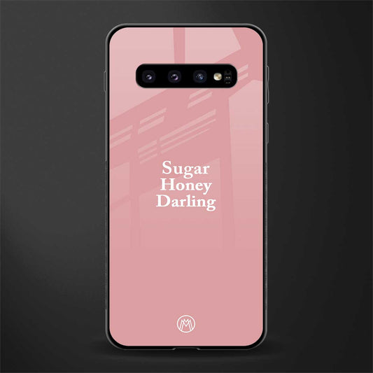 suger honey darling glass case for samsung galaxy s10 plus image