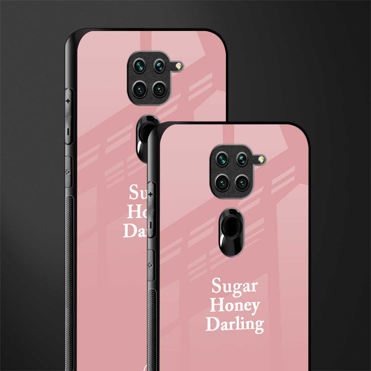suger honey darling glass case for redmi note 9 image-2