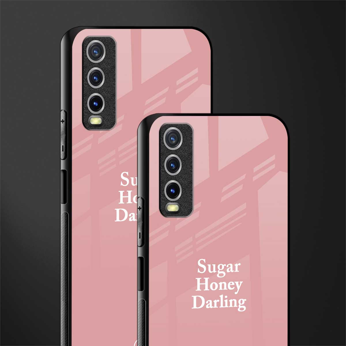 suger honey darling glass case for vivo y12g image-2