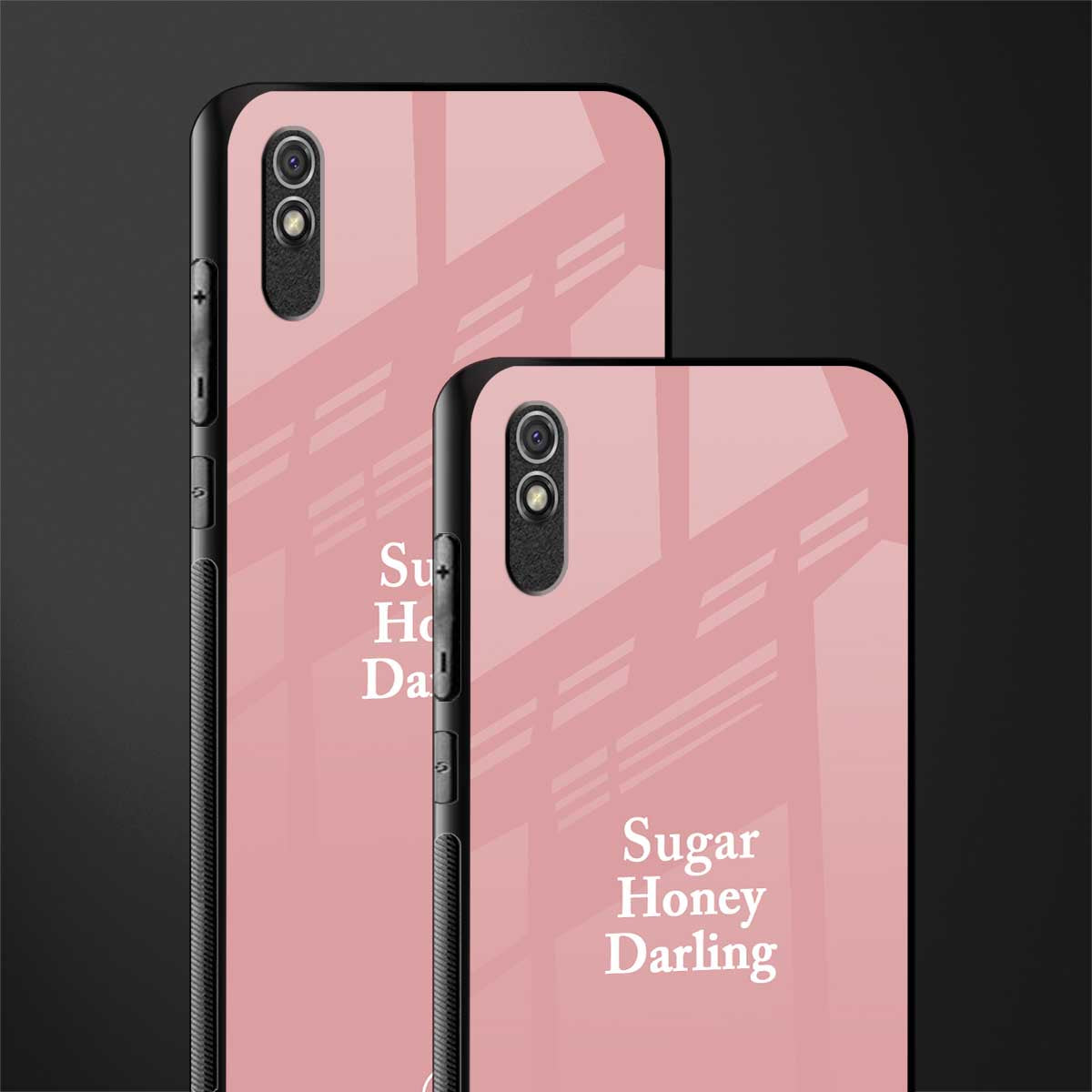 suger honey darling glass case for redmi 9a image-2