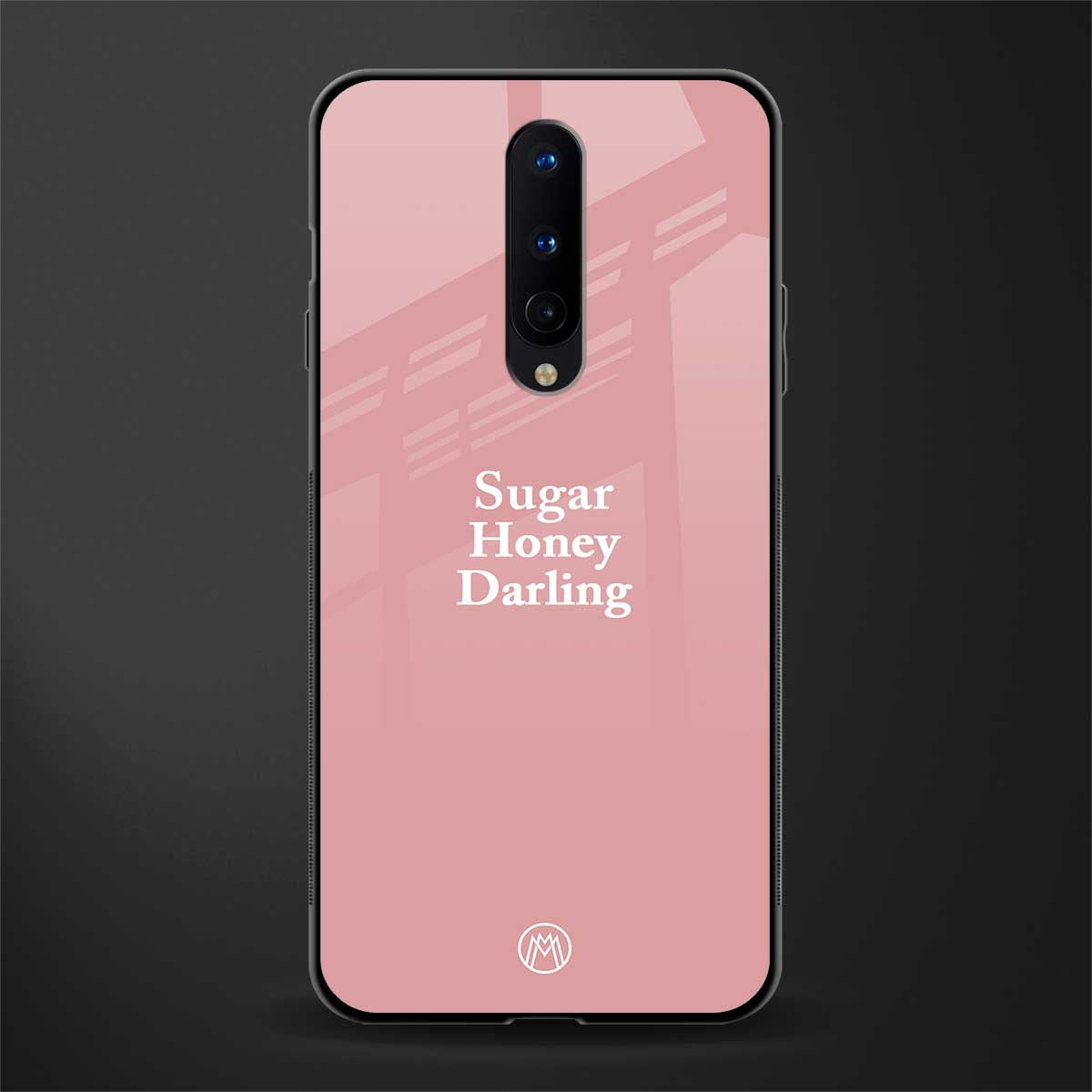suger honey darling glass case for oneplus 8 image