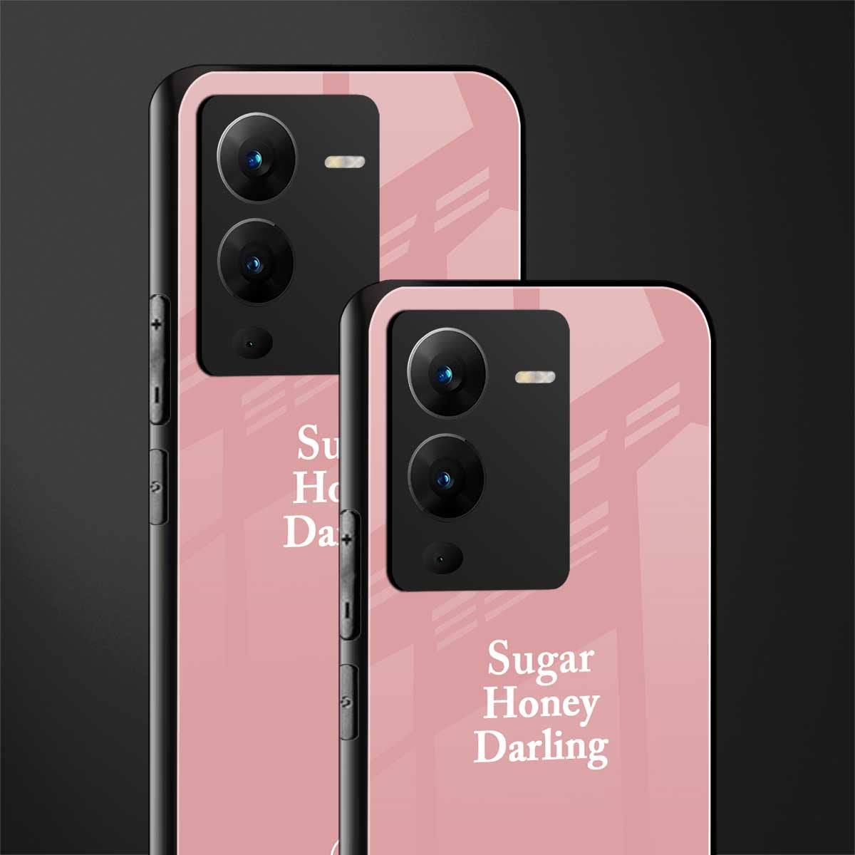 suger honey darling back phone cover | glass case for vivo v25 pro 5g