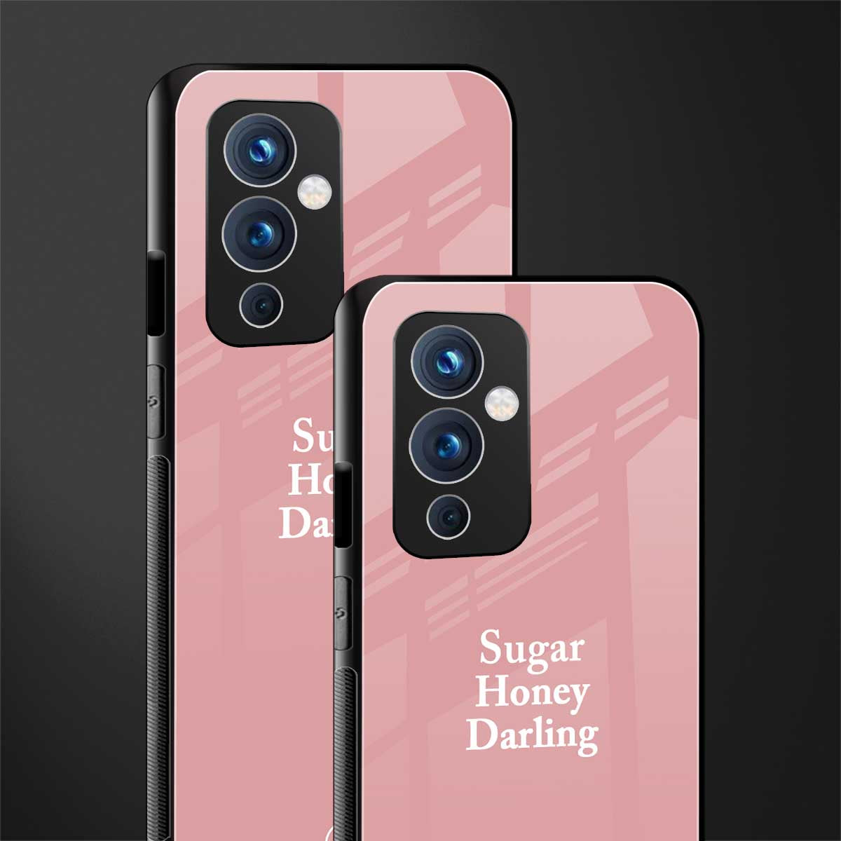 suger honey darling back phone cover | glass case for oneplus 9