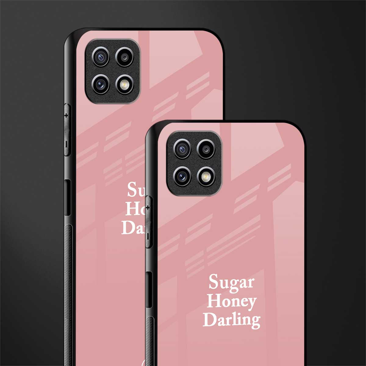 suger honey darling back phone cover | glass case for samsung galaxy f42