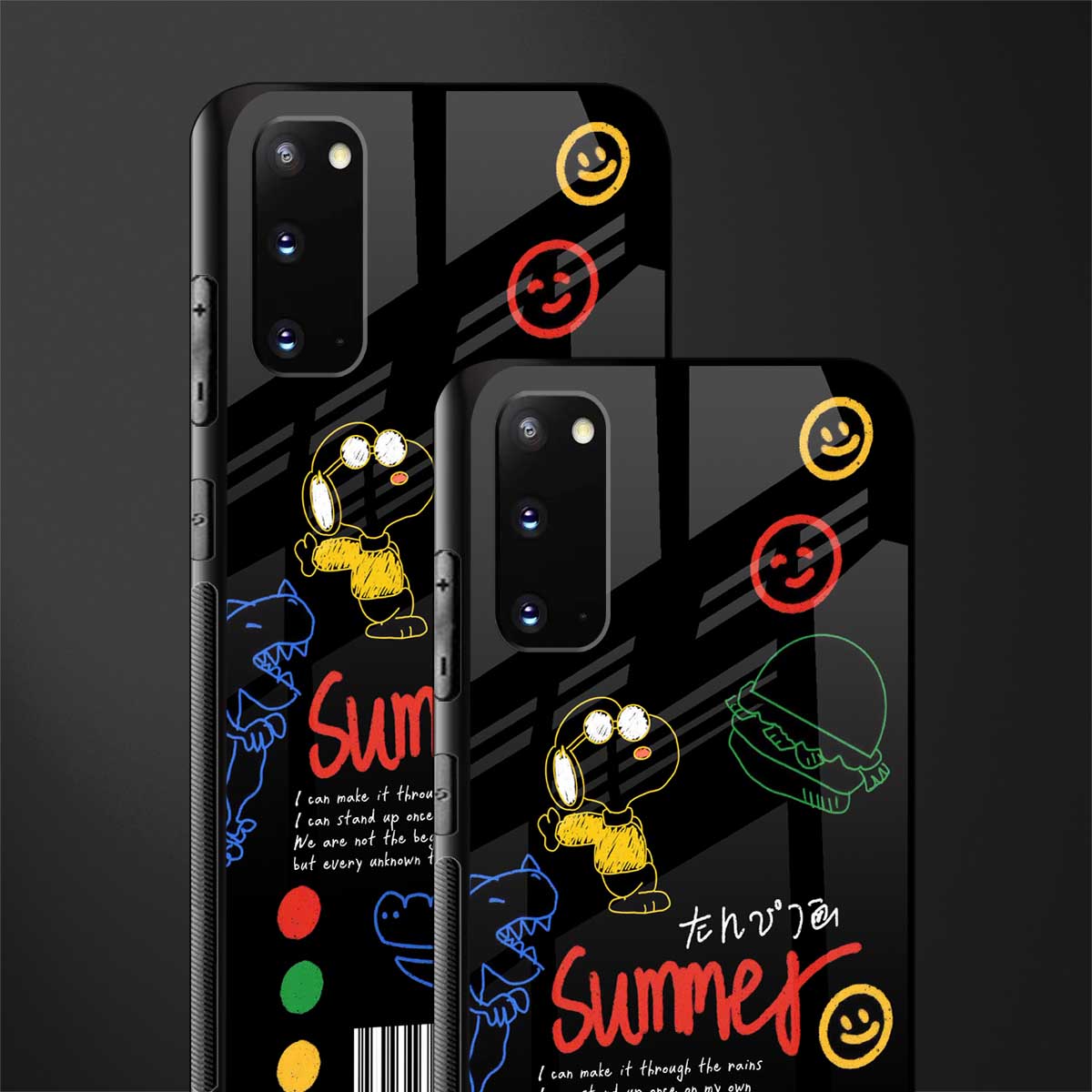 summer motivation glass case for samsung galaxy s20 image-2