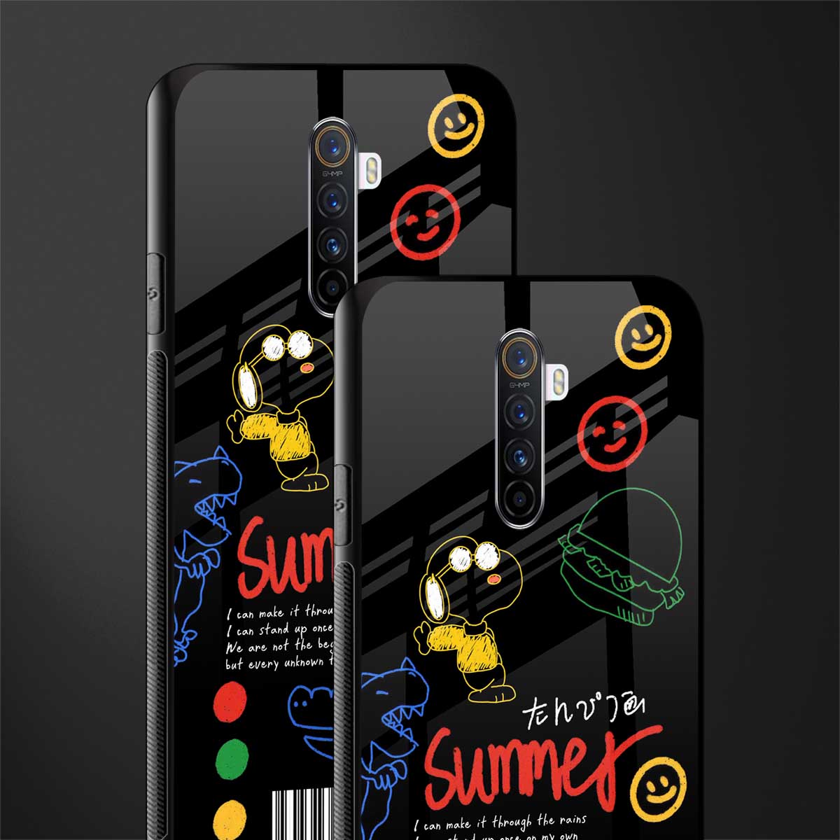 summer motivation glass case for realme x2 pro image-2