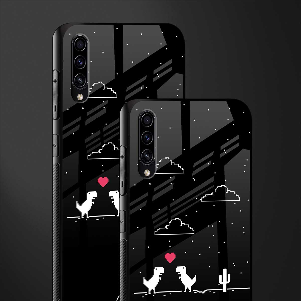 t-rex glass case for samsung galaxy a70 image-2