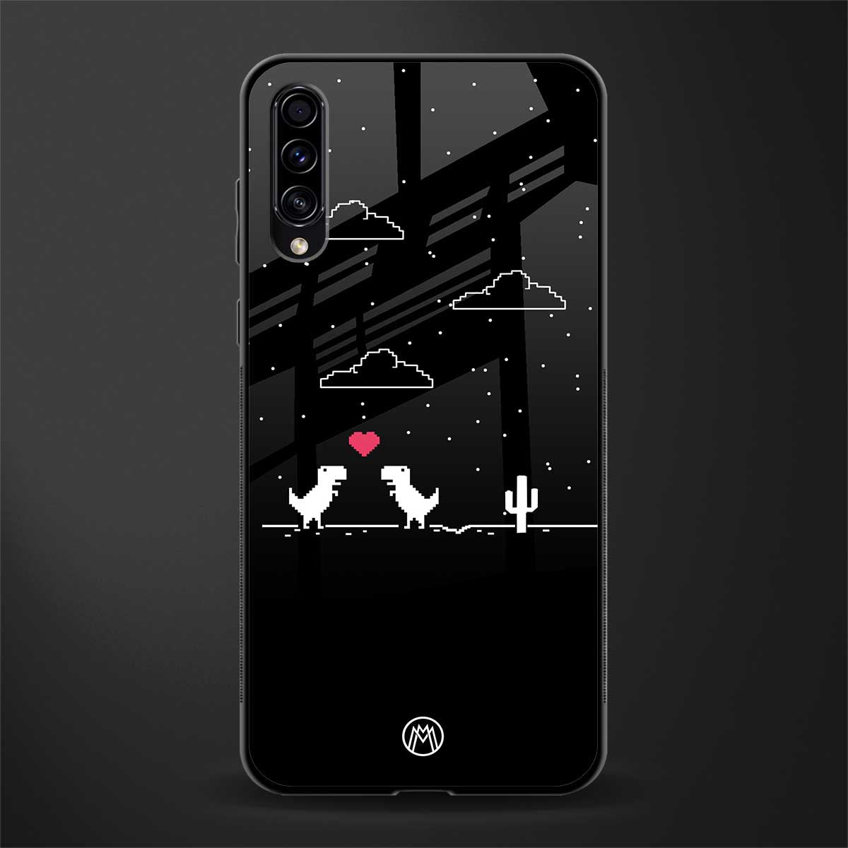 t-rex glass case for samsung galaxy a70 image