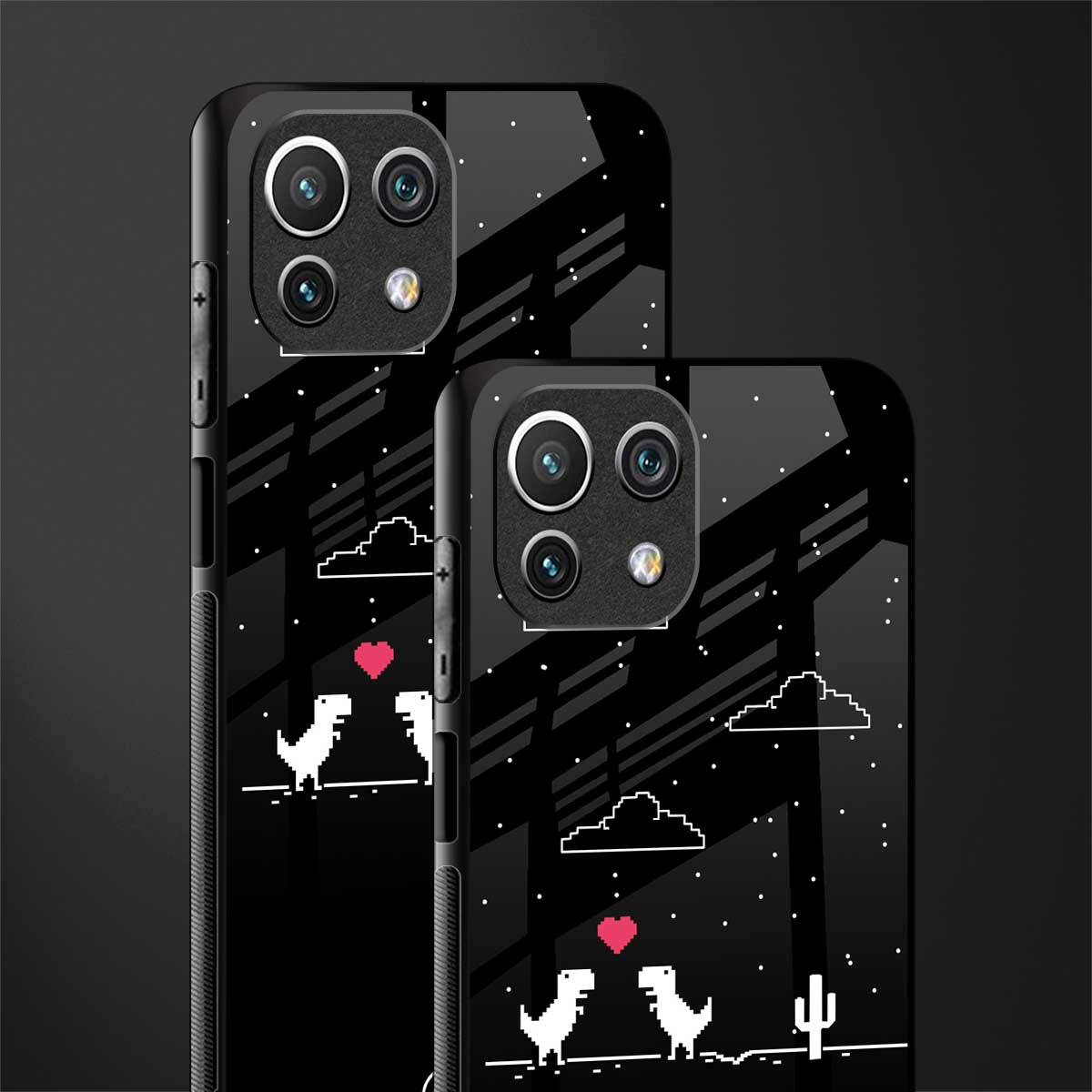 t-rex glass case for mi 11 lite image-2