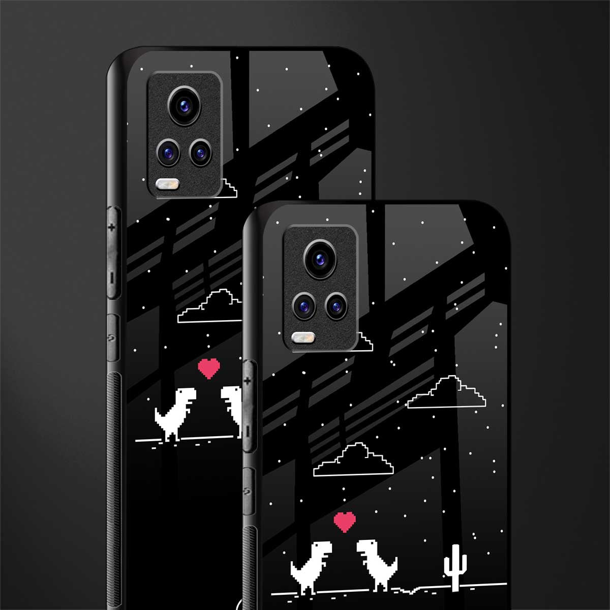 t-rex back phone cover | glass case for vivo y73