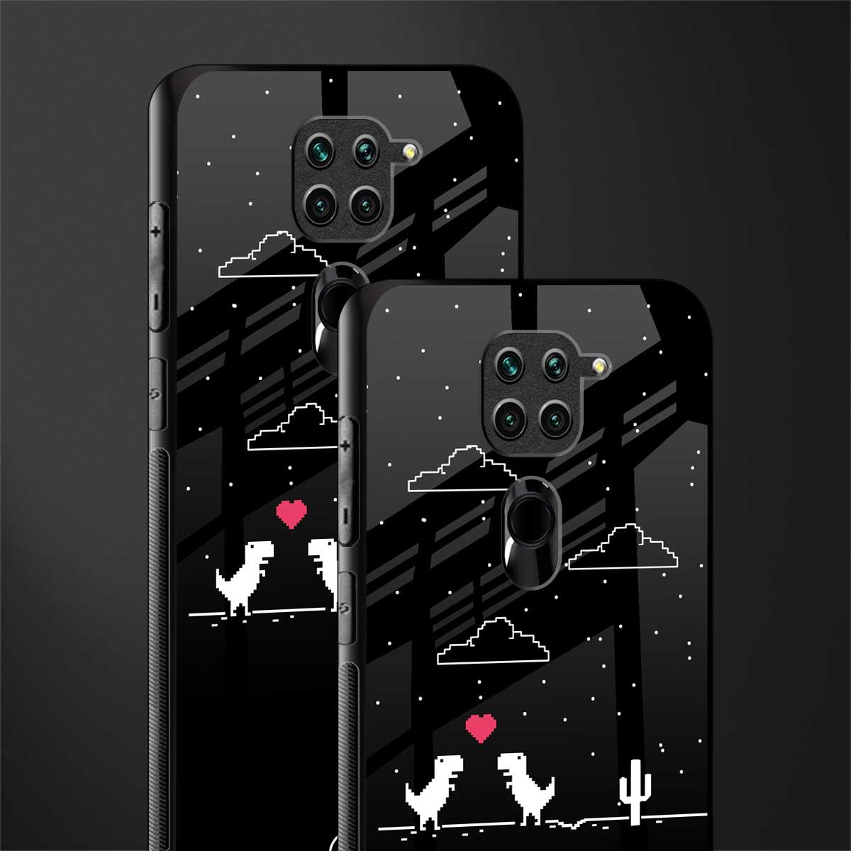 t-rex glass case for redmi note 9 image-2