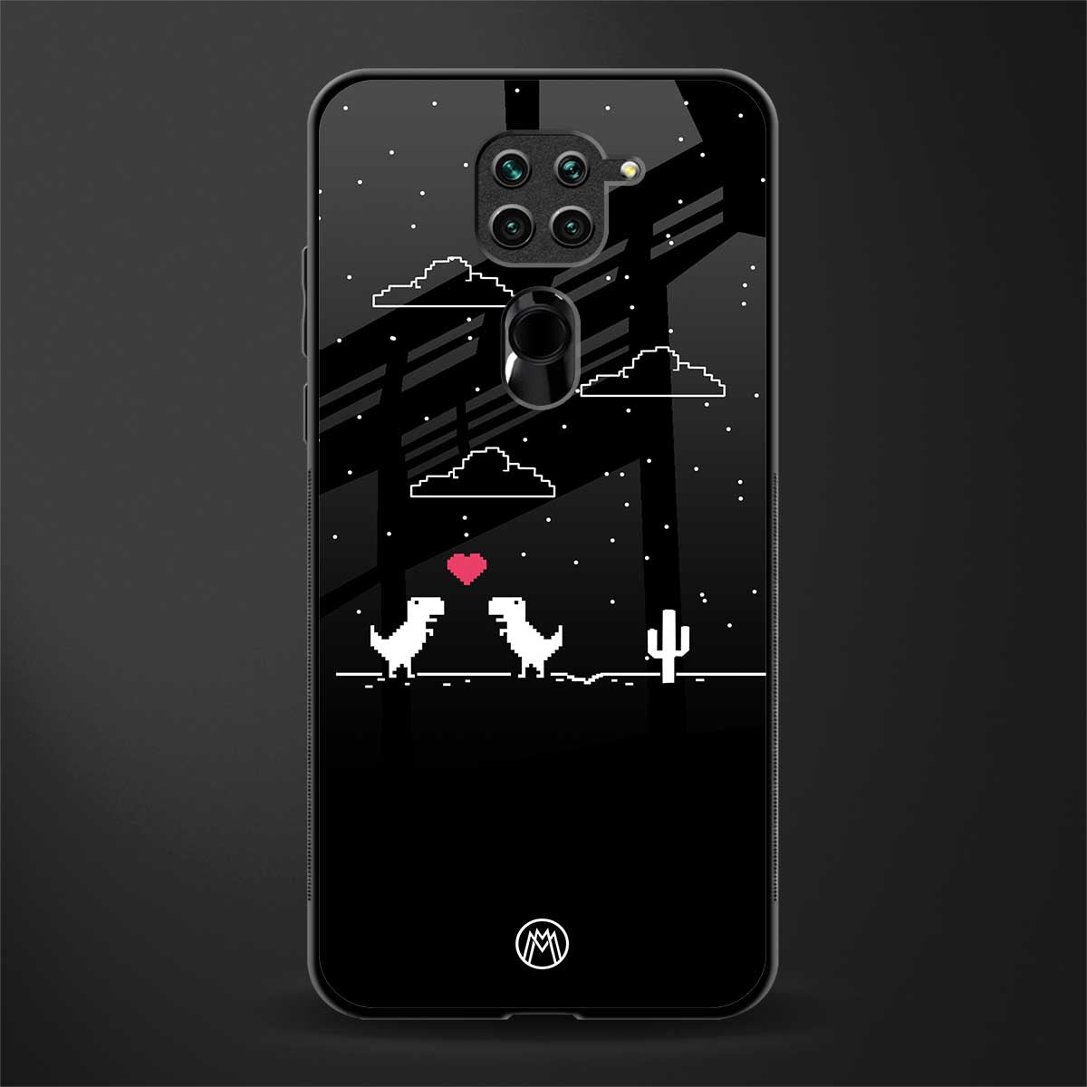 t-rex glass case for redmi note 9 image