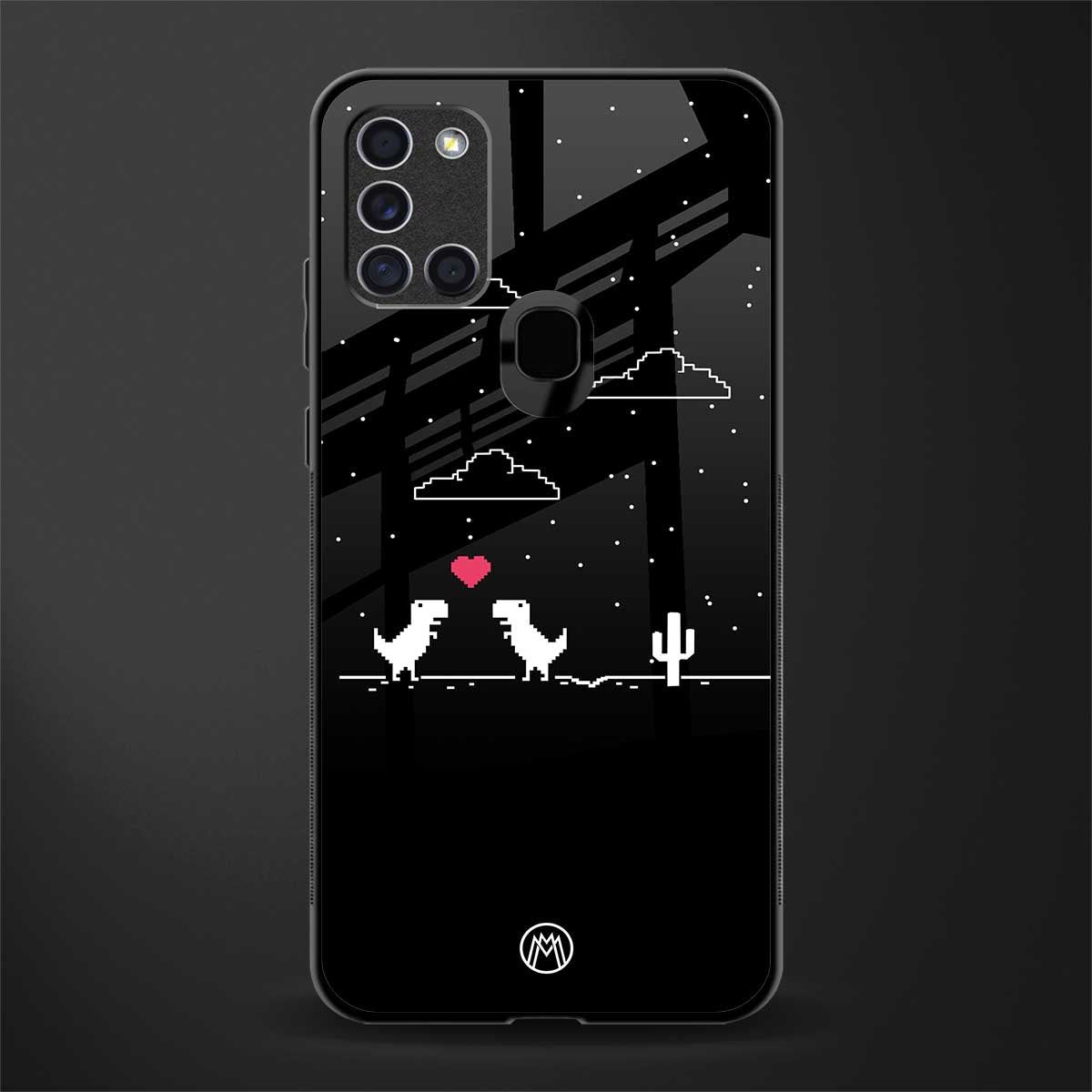t-rex glass case for samsung galaxy a21s image