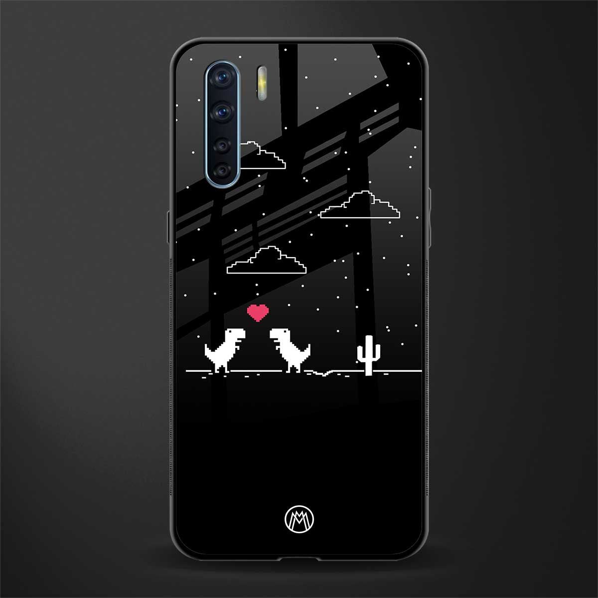 t-rex glass case for oppo f15 image