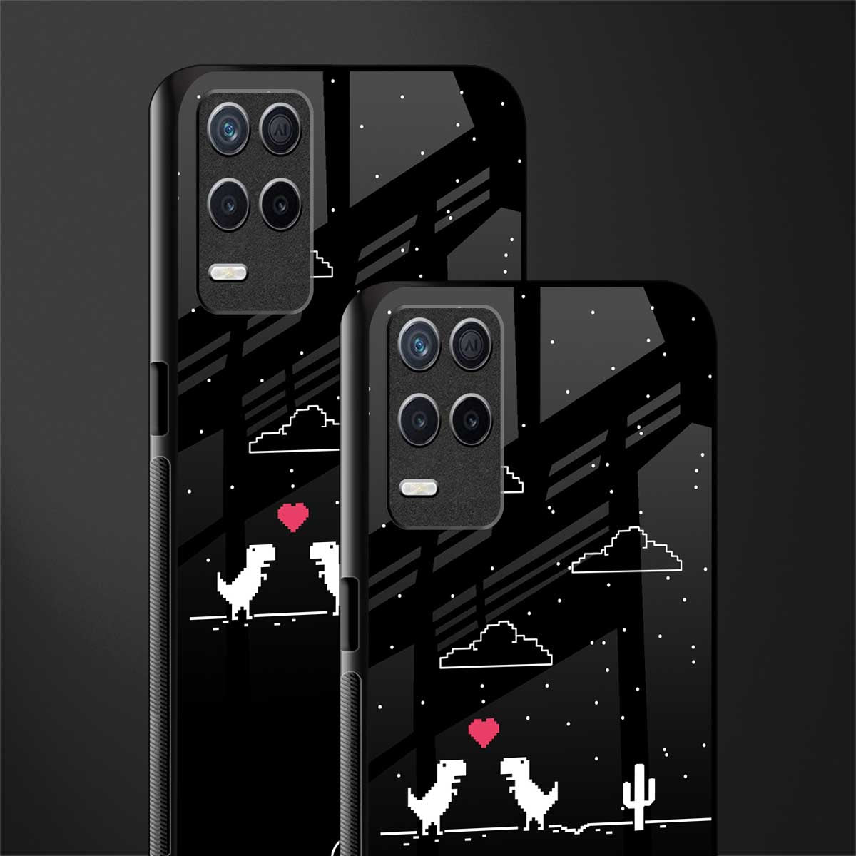 t-rex glass case for realme narzo 30 5g image-2