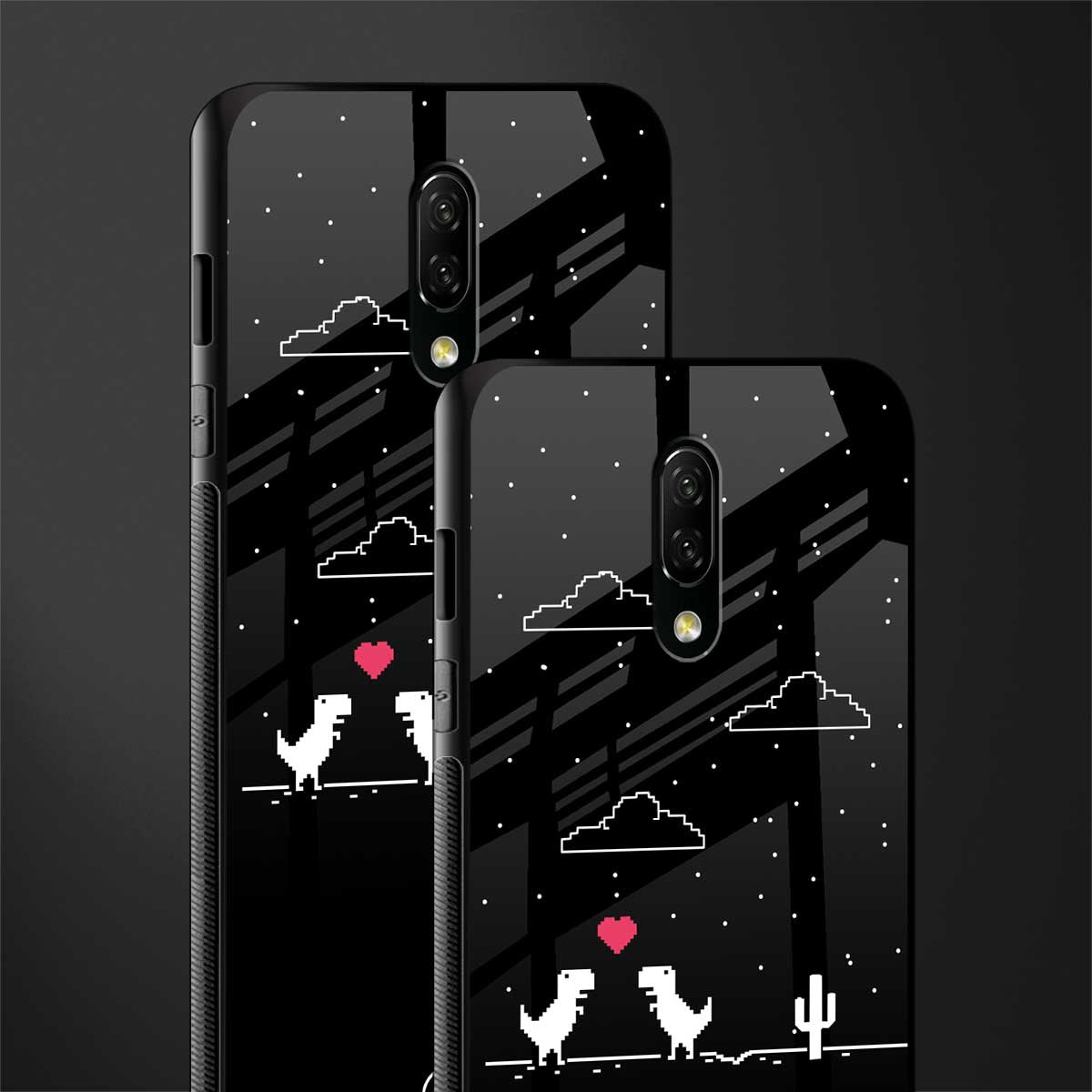 t-rex glass case for oneplus 7 image-2