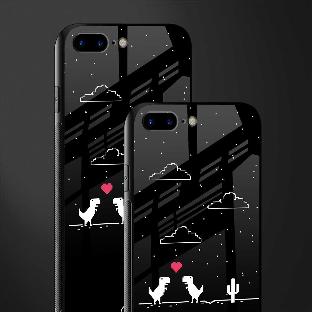 t-rex glass case for iphone 7 plus image-2
