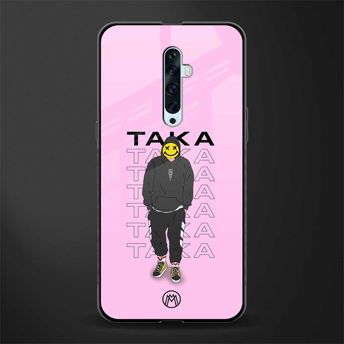 taka taka glass case for oppo reno 2f image