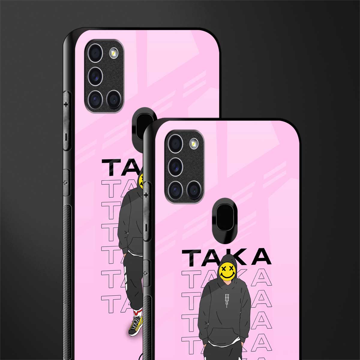 taka taka glass case for samsung galaxy a21s image-2