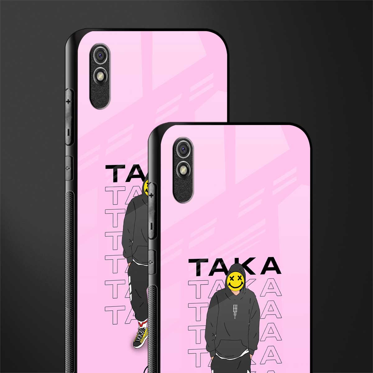 taka taka glass case for redmi 9a image-2