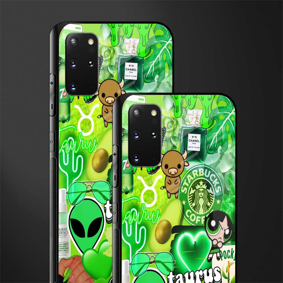 taurus aesthetic collage glass case for samsung galaxy s20 plus image-2