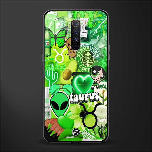 taurus aesthetic collage glass case for realme x2 pro image