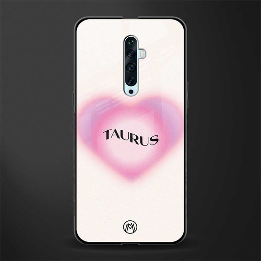 taurus minimalistic glass case for oppo reno 2f image