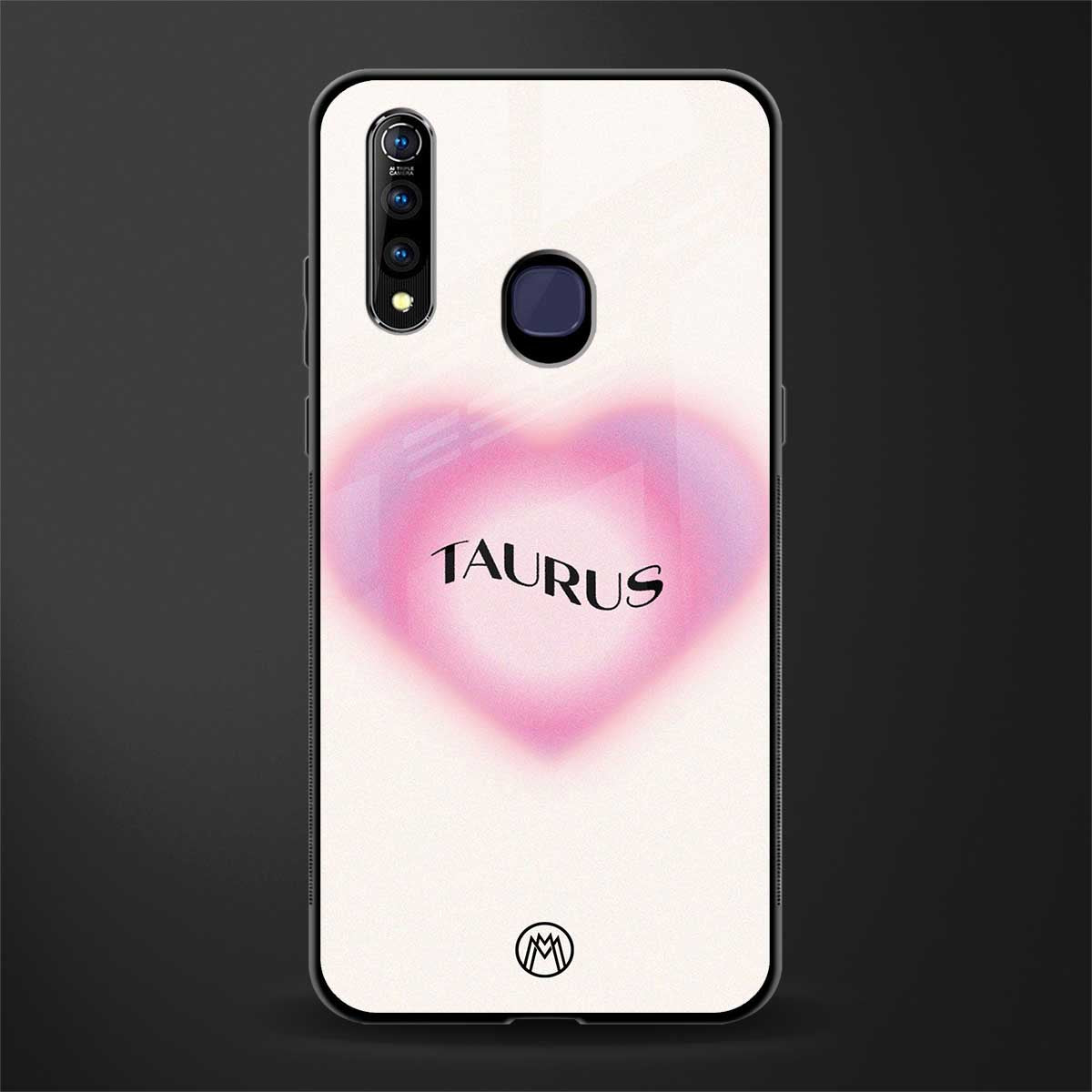 taurus minimalistic glass case for vivo z1 pro image