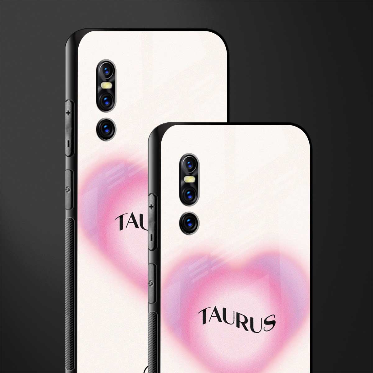 taurus minimalistic glass case for vivo v15 pro image-2
