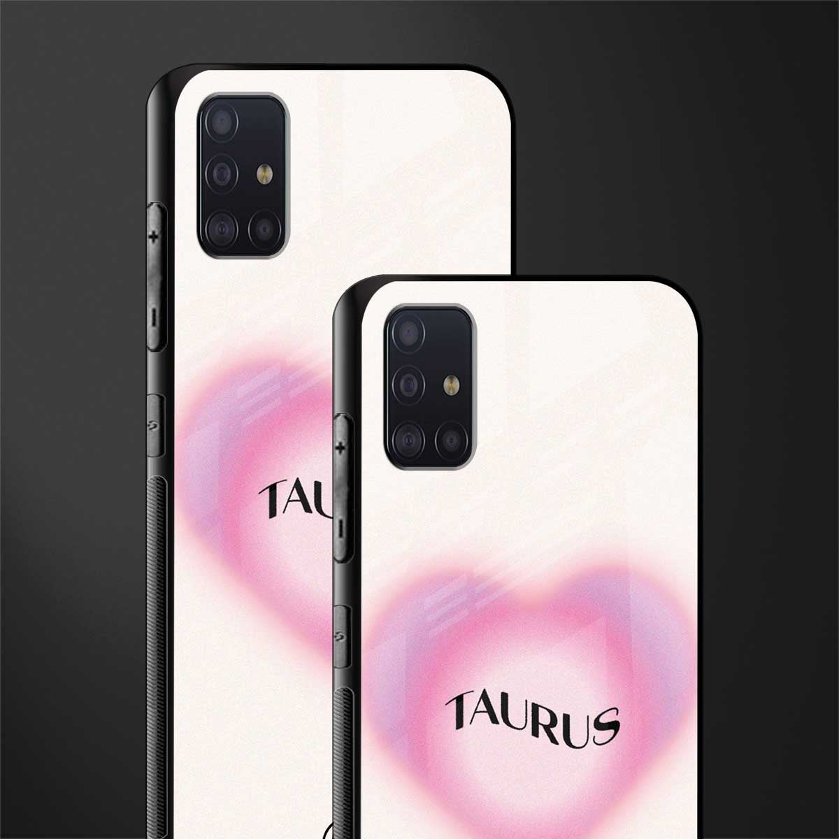 taurus minimalistic glass case for samsung galaxy a71 image-2