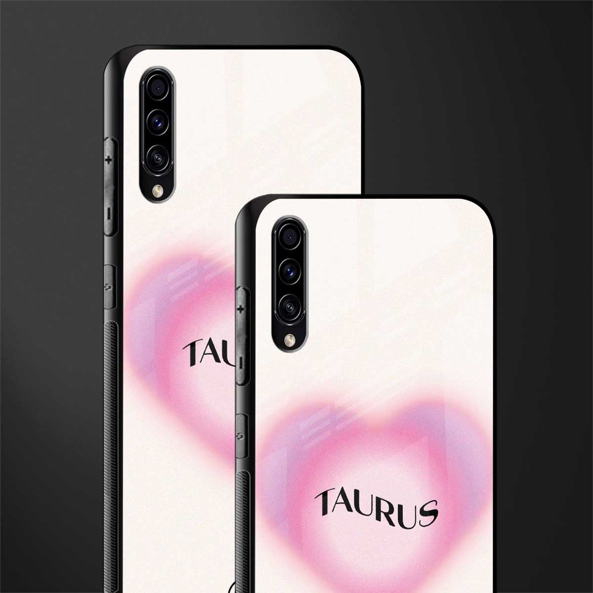 taurus minimalistic glass case for samsung galaxy a70 image-2