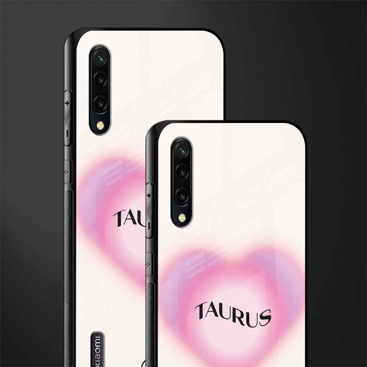 taurus minimalistic glass case for mi a3 redmi a3 image-2