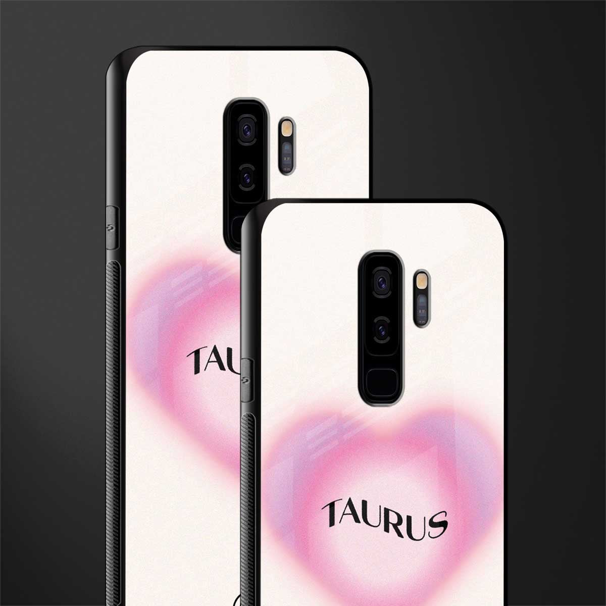 taurus minimalistic glass case for samsung galaxy s9 plus image-2
